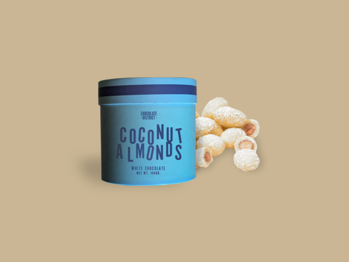 Chocolate District, Coconut Almonds 140Gr