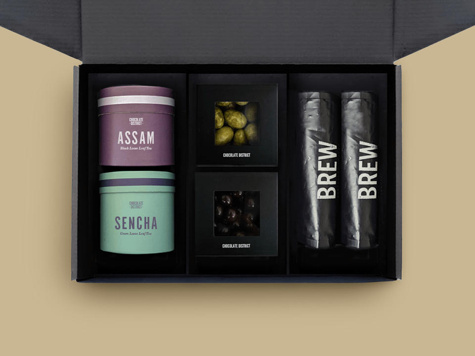 Tea, Coffee & Snack Gift Pack, Chocolate District