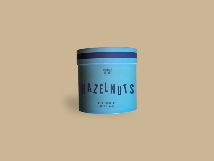 Chocolate District, Milk Chocolate coated Hazelnuts