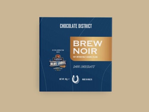 Chocolate District x Farsons, Blue Label Dark Chocolate Bar